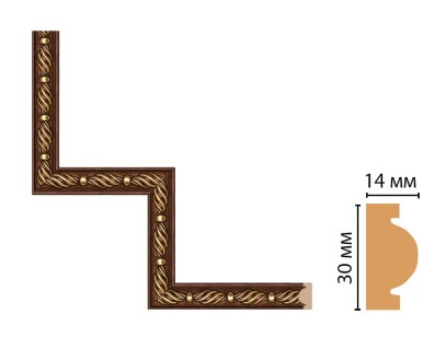 Декоративный угловой элемент Decomaster 157-1-51 (300x300 мм)