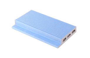 Керамогранит Pool Tile Border Blue Ribbed