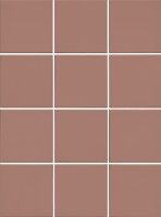 Агуста розовый матовый из 12 частей 9.8x9.8 30x40 1336