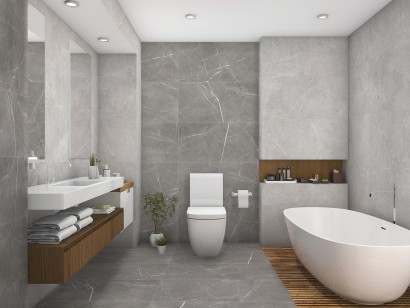 Керамогранит Global Tile Bliss Серый 60x120 GT120601406MR