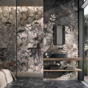 Керамогранит Naxos Mockup Lastra Floralia Nat Ret 120x278 136928