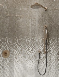 Декор Kerama Marazzi Кантата мозаичный серый глянцевый 25x40 MM6434