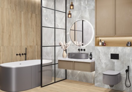 Керамогранит NewTrend Salt Gray 60x60 D60246M