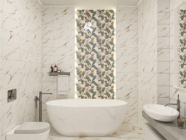 Плитка Azori Calacatta Ivori 20.1x50.5 509551201 настенная