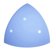 Уголок Pool Tile Radial External Corner Blue Smooth