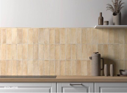 Плитка Equipe Sabbia Silica White 6.5x20 настенная 31882