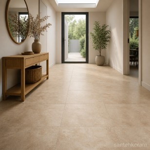 Sunrock Lastra Bourgogne Sand Gradino Round Ang. Sx