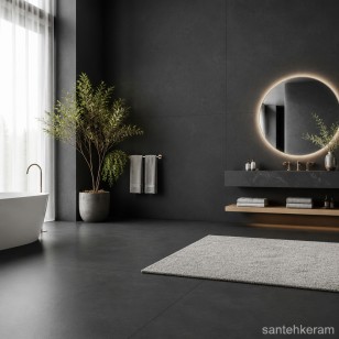 Concrete Black Mat