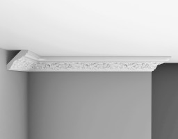 Плинтус потолочный с рисунком Decomaster-3 95775A Flexible (70х70х2400 мм)