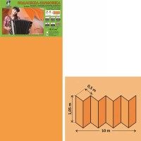 Подложка-гармошка Solid 3мм с пароизоляцией оранжевая