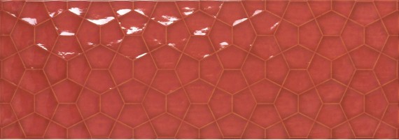 Плитка Ape Ceramica Tina Red Rect 31.6x90 настенная