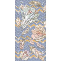Декор Нефрит-Керамика Этнос синий 25х50 04-01-1-10-03-65-1224-0