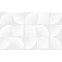Плитка Gracia Ceramica Blanc White белый 02 30x50 настенная