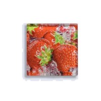 Декор Нефрит-Керамика Толедо Fruits клубника стеклянный 20х20