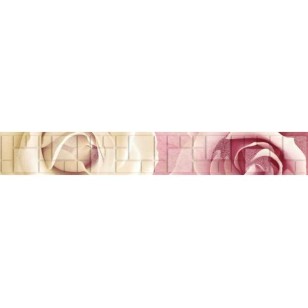 Бордюр Нефрит-Керамика Арома розовый 7х50 05-01-1-77-05-41-691-0