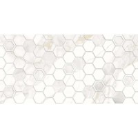 Плитка Golden Tile Sentimento Hexagon белый 30x60 настенная SN0151