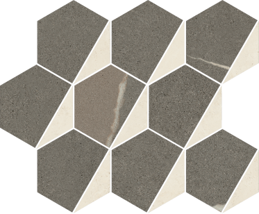 Мозаика Italon Metropolis Mosaico Hexagon Warm 25.4x31 620110000160