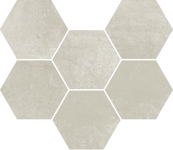 Мозаика Coliseumgres Expo White Hexagon 25x29 620110000172
