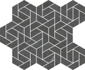 Мозаика Italon Metropolis Imperial Black Mosaico Icon 28.6x34.7 620110000158