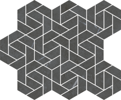 Мозаика Italon Metropolis Imperial Black Mosaico Icon 28.6x34.7 620110000158