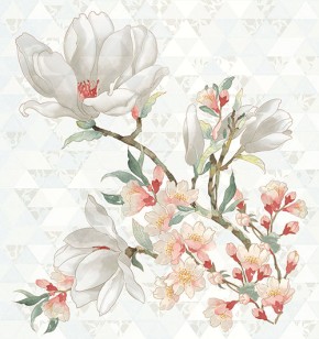 Панно Керлайф Primavera Magnolia Bianco 70.9x75.3