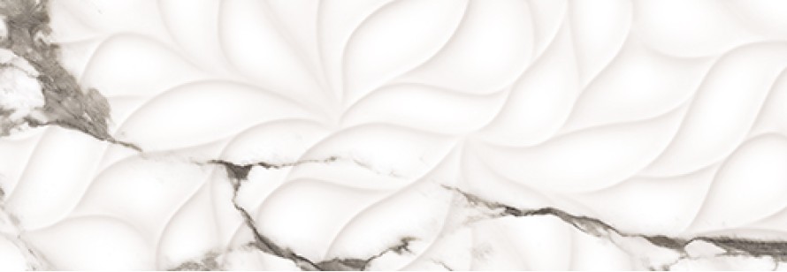 Плитка Керлайф Royal Bianco Rel R 24.2x70 настенная