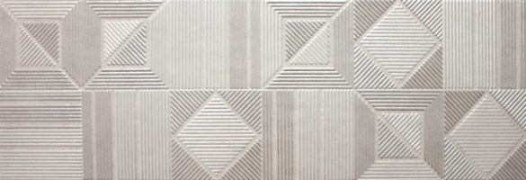 Декор Beryoza Ceramica Геометрис Серый 25x75
