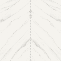 Керамогранит Inalco Touche Super Blanco-Gris Natural Bookmatch SK Rect 150x320 