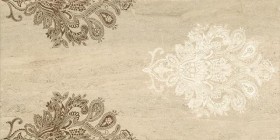 Декор Capri Ceramiche Travertino Inserto Stencil Crema 30x60
