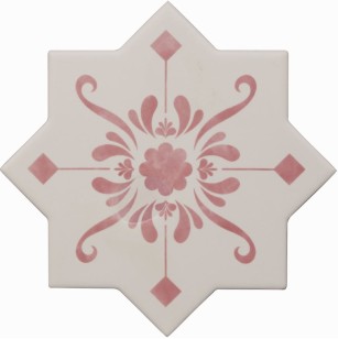 Декор Cevica Becolors Star Dec. Stencil Coral 13.25x13.25