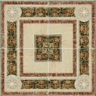Панно Capri Ceramiche Travertino Rosone Crema 84x84