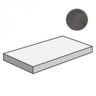 Ступень PF60000888 Sensi Wide ANG TOP DX PIETRA GREY 32x120x4.5x1.5 ABK Ceramiche
