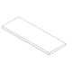 Ступень AVA Ceramica Absolute Ang Gradino White Dx 30x120 97236