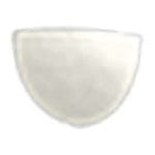 Специальный элемент EDENR1R2 Eden Ang.Chius.List.Lustrato C Bianco 1.5x1.5 AVA Ceramica