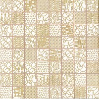 Мозаика EDENM1R3 Eden Mosaico Galaxy Bianco Su Rete 32.1x32.1 AVA Ceramica