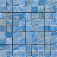 Мозаика 87191 Macauba Azul Mosaico 6mm Lapp. Rett. 30x30 AVA Ceramica
