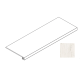 Ступень AVA Ceramica Macauba White Gradino Lapp Rett 30x80 87512