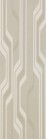 Декор 71040 Visia Modern Stripes Sahara Lucido Rett 25X75 AVA Ceramica