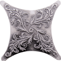 Декор Core Estrella Plox Satined 1704 E1 Black Silver 6.7x6.7 Absolut Keramika