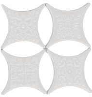Декор Core Estrella Set Blanco 4 Вида В Ассортименте 6.7x6.7 Absolut Keramika
