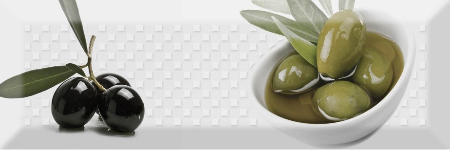 Декор Olives Fluor Decor 02 10x30 Absolut Keramika