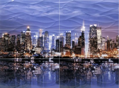 Панно Alma Ceramica New-York 74.7х100 ПН107