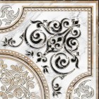 Декор Alma Ceramica Arina 41.8x41.8 белый угол DFU03ARA024