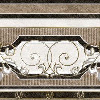 Декор Alma Ceramica Kronos полоса с вензелями 61x61 DFU04KRS004