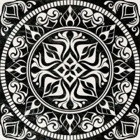 Декор Alma Ceramica Pronto 61x61 темное панно DFU04PRO232 