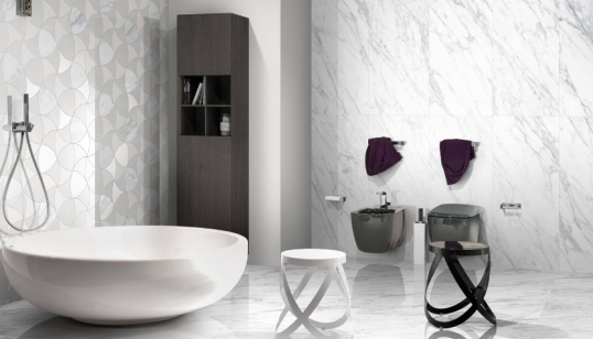 Керамогранит Ascot Ceramiche Extra Carrara Elegant Glossy Rett 80x180 CC5000003
