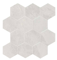 Мозаика Ascot Ceramiche Gentle Stone White Esagona Mix 35x37.5 GSTEM10