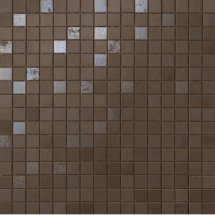 Декор 9DQB Dwell Brown Leather Mosaico Q 30.5х30.5 Atlas Concorde Italy