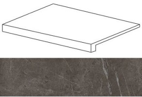 Ступень ASMS Marvel Grey Scalino 33x60 Atlas Concorde Italy