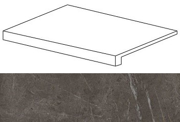 Ступень ASMS Marvel Grey Scalino 33x60 Atlas Concorde Italy